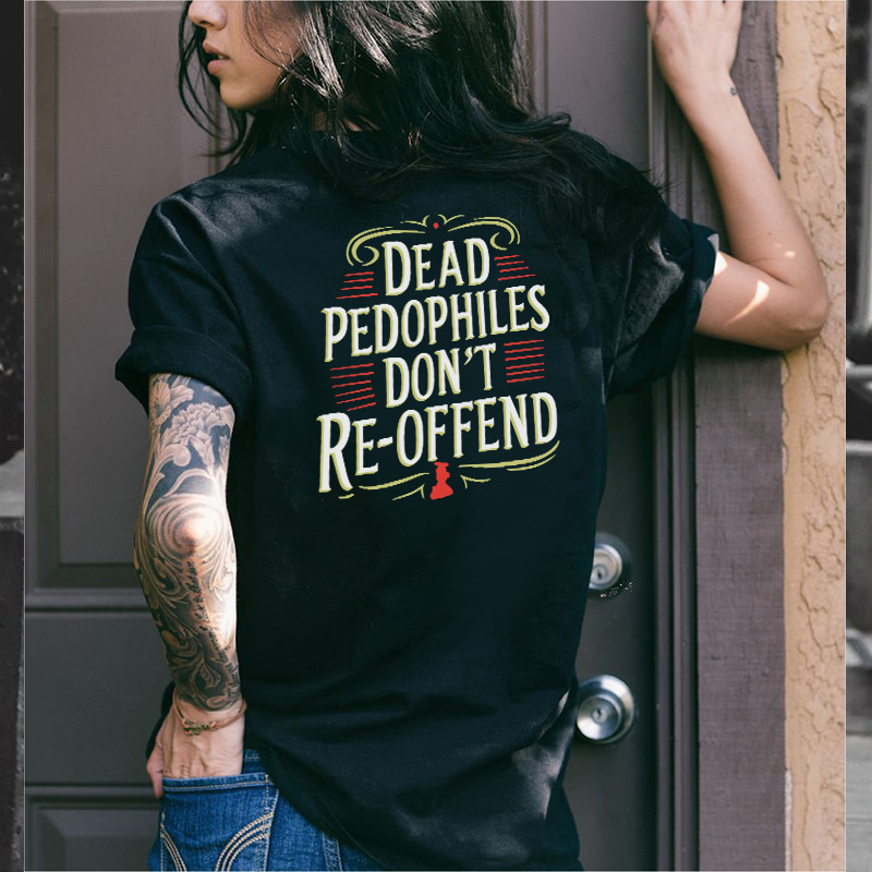 Don't Re-offend Printed T-shirt