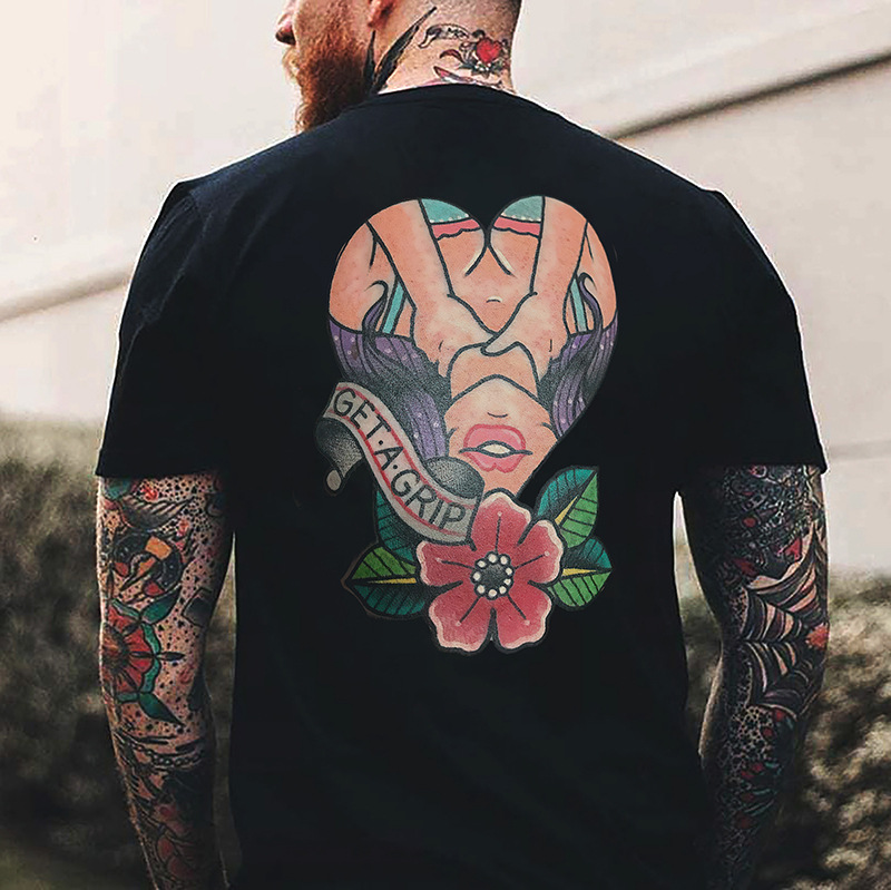 Get A Grip Designer T-Shirt