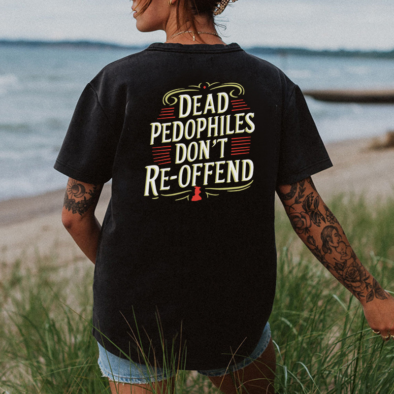 Don't Re-offend Printed T-shirt